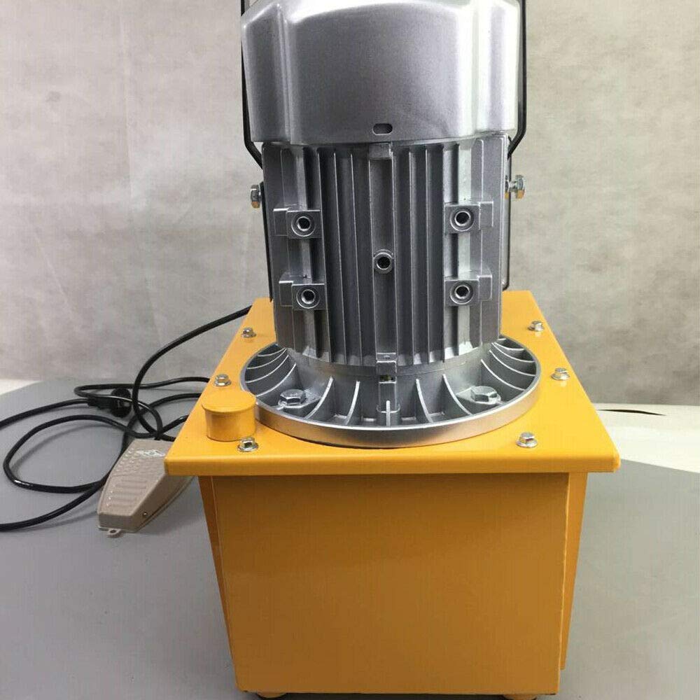 750W 7L Electric Hydraulic Pump with Solenoid Valve & Pedal Control - 110V Oil Cylinder Pump with 1.8m Hose for Automotive Repair, Industrial Equipment & Hydraulic Machinery