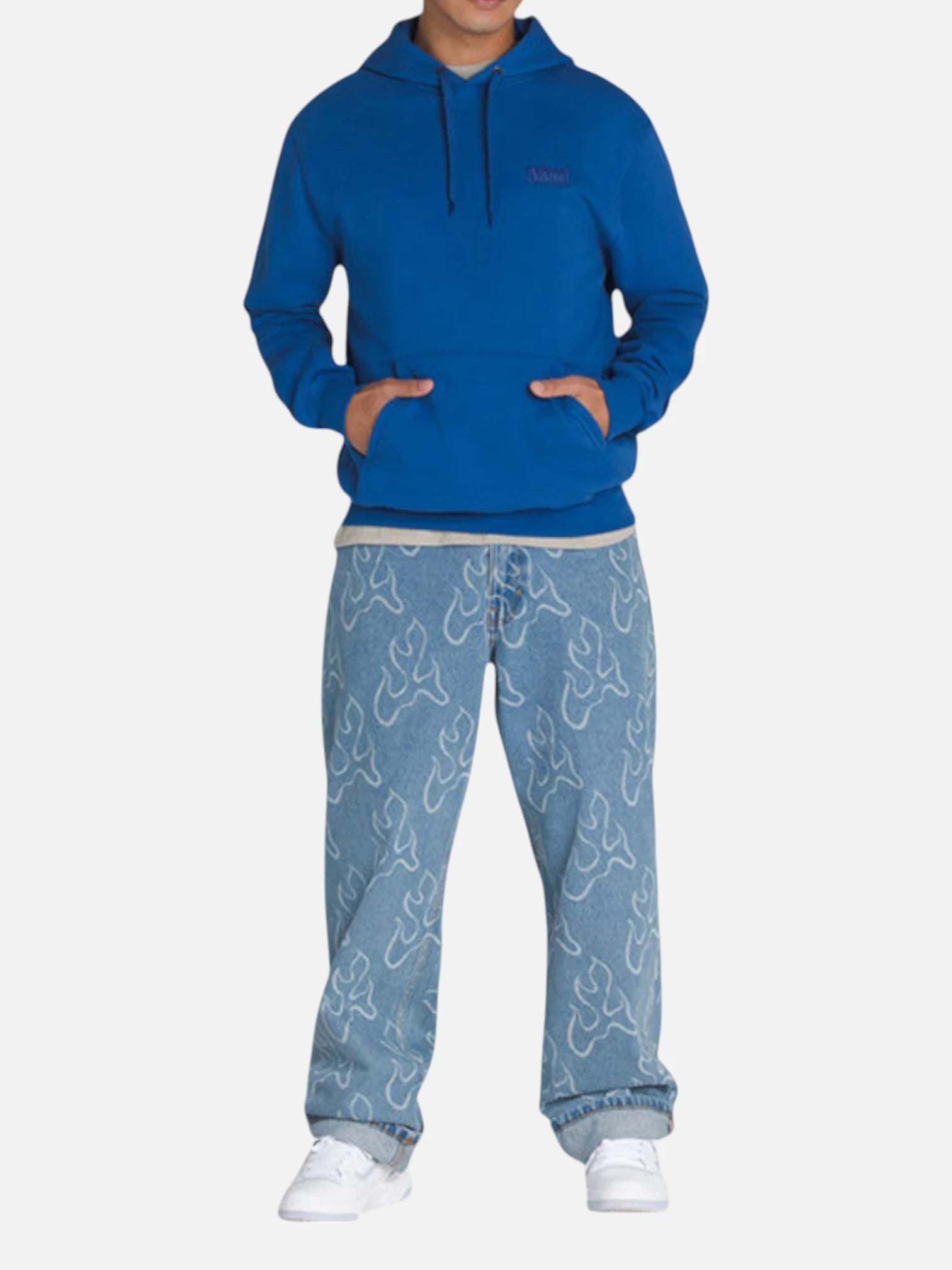 Vans Core Classic Blue Hoodie for Men & Women | Casual Streetwear Pullover | Perfect for Everyday Wear, Gym, and Outdoor Activities