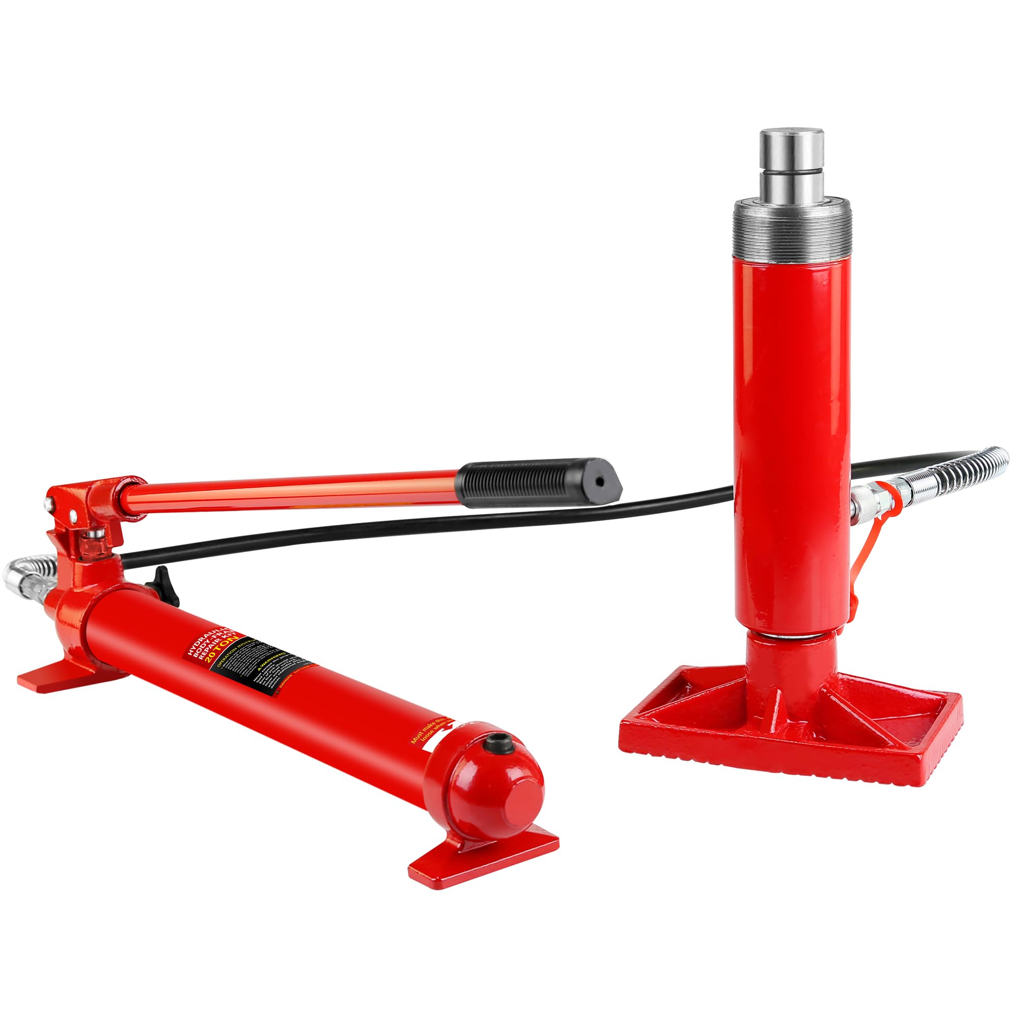 20 Ton Porta Power Hydraulic Kit with Case - Heavy Duty Hydraulic Ram for Auto Repair, Construction, and Industrial Use