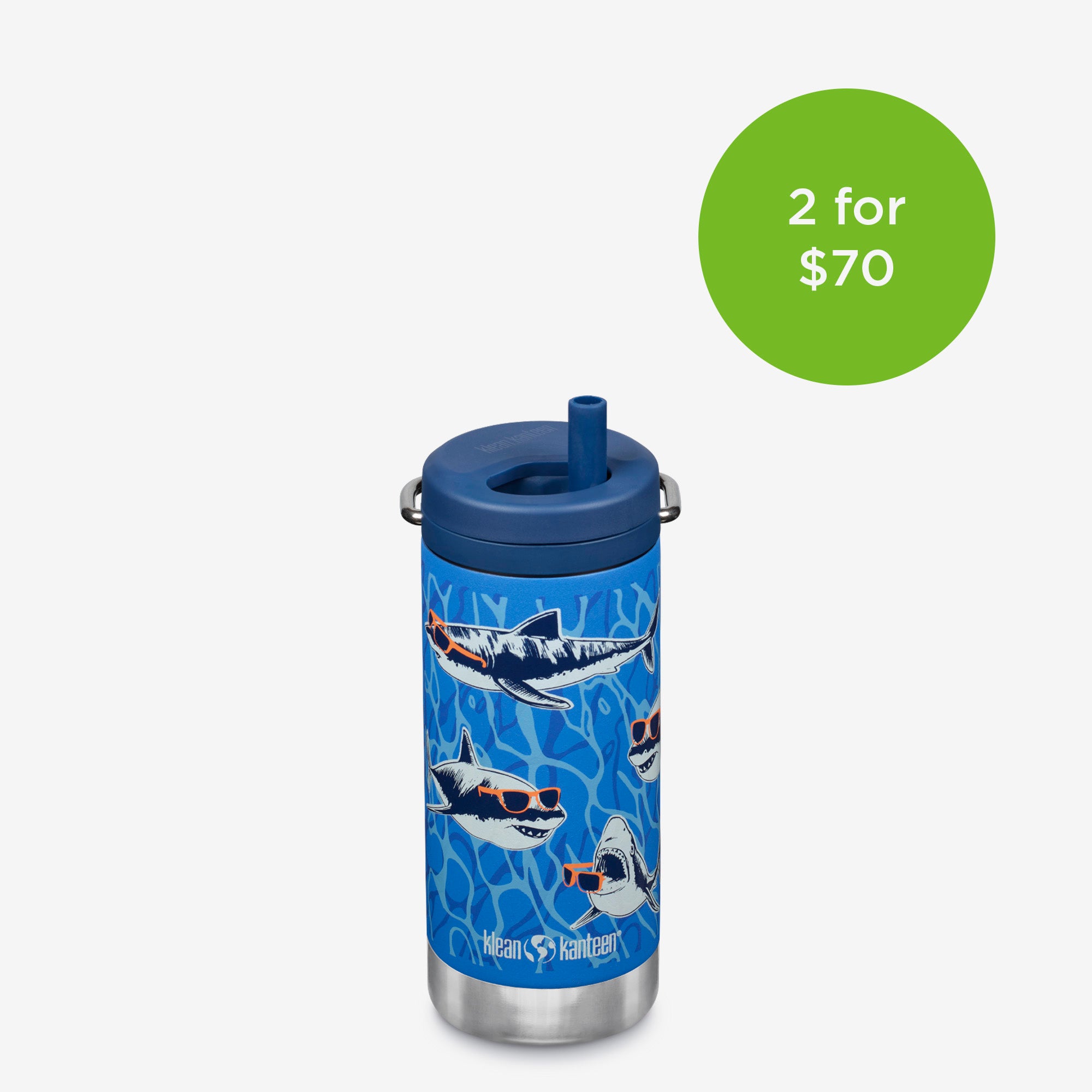 12oz (355ml) TKWide Insulated Water Bottle with Twist Cap - Leak Proof Stainless Steel Thermos for Gym, Hiking & Outdoor Activities