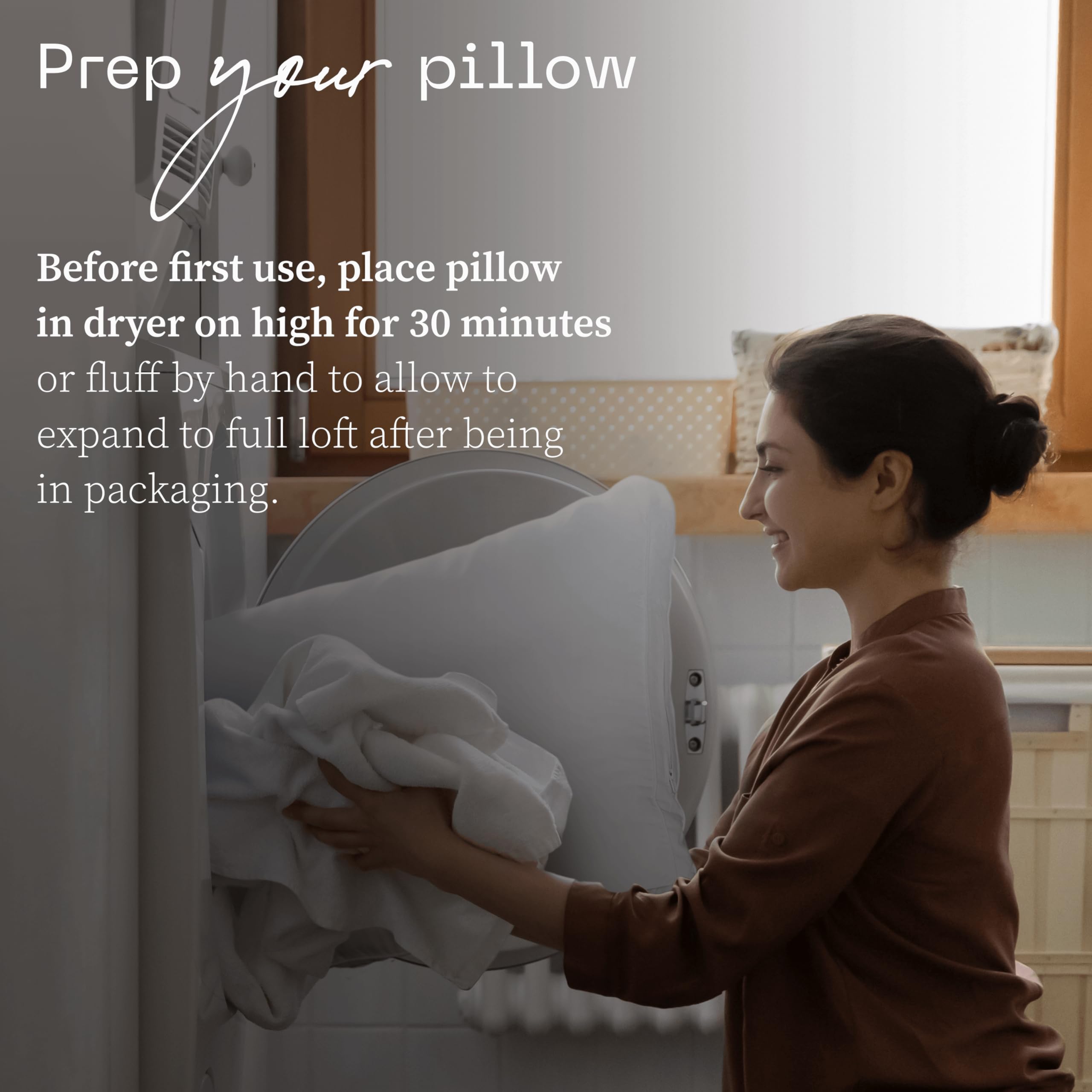 Coop Home Goods Essence Down Alternative Pillow Set of 2, Queen Size - Adjustable Luxury Hotel Pillows for Back, Stomach & Side Sleepers | Hypoallergenic & Breathable for Better Sleep | Perfect for Bedroom, Guest Room & Travel