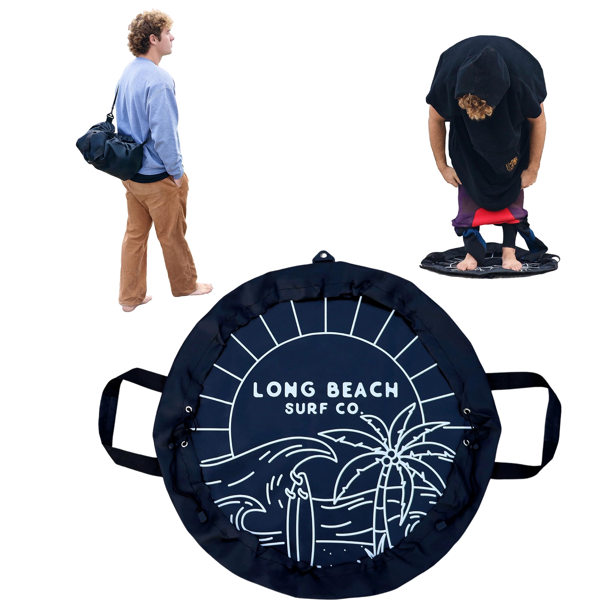 Waterproof Wetsuit Changing Mat - Surf & Swim Dry Bag with Drawstring for Wet Bathing Suits | Portable Wetsuit Storage Mat for Surfing, Swimming & Beach Trips | Quick-Dry Changing Mat for Outdoor Water Sports