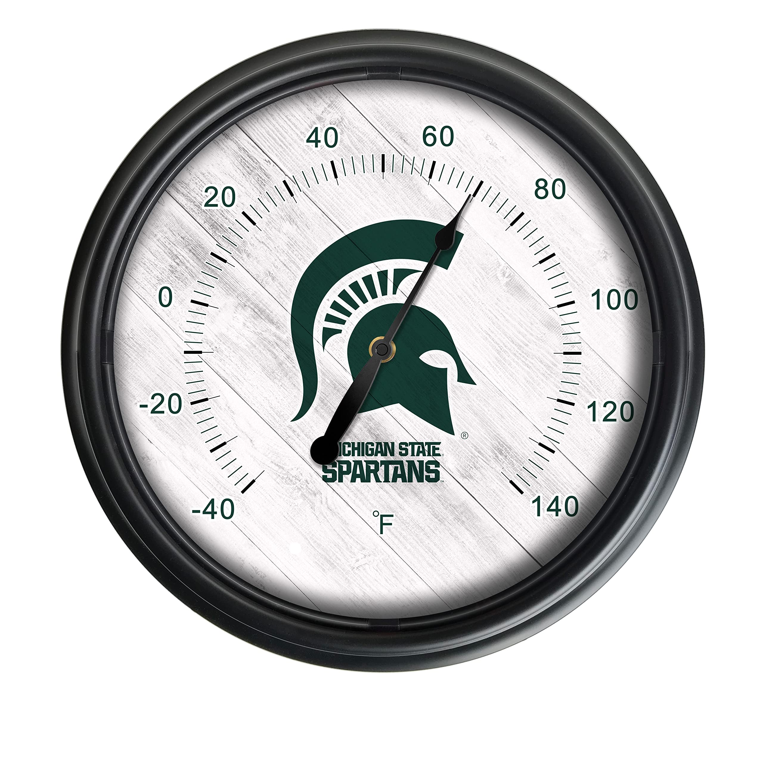 Michigan State University Themed Indoor/Outdoor LED Thermometer - Accurate Temperature Display for Home, Office, Dorm & Garden Use