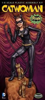 Batman Classic TV Series Catwoman 1/8 Scale Plastic Model Kit by Moebius - Perfect for Collectors & DC Comics Fans