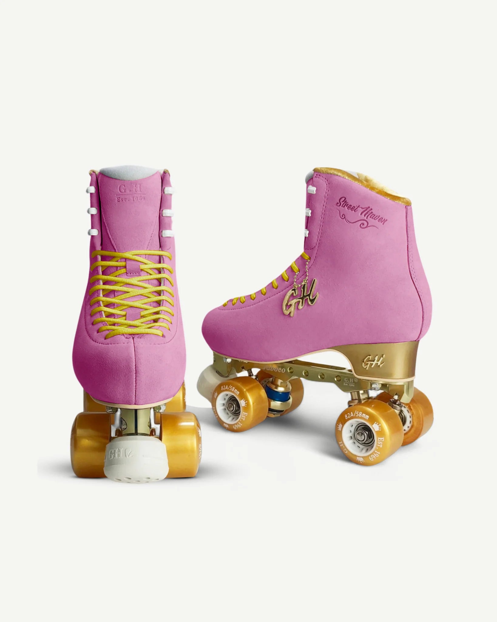GH Street Maven Quad Roller Skates with/without Air Vents - Premium Outdoor & Indoor Skates for Adults, Street Skating, Fitness & Rink Fun