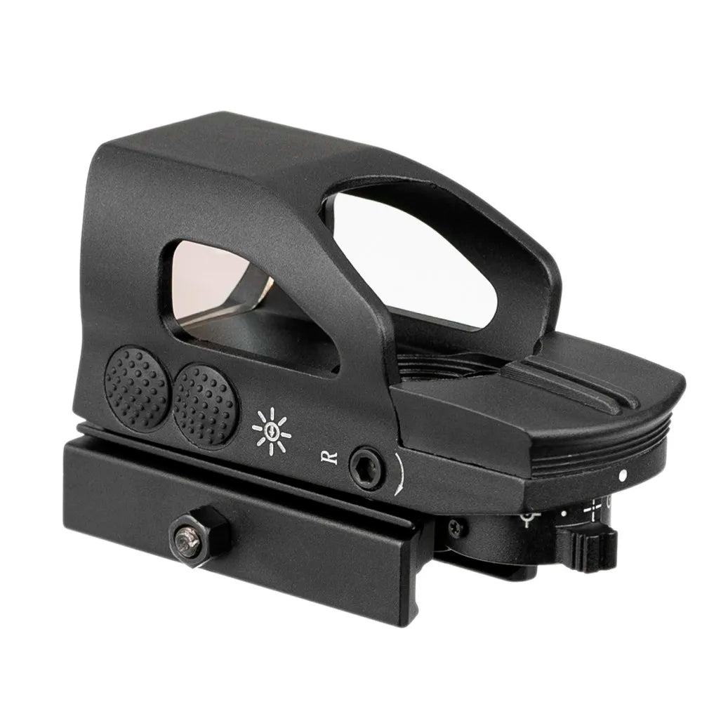 Tactical Holographic Red Green Dot Sight Scope for Rifles - 1x22x33 Reflex, 20mm Rail Compatible with AK-47 | Perfect for Hunting, Target Shooting & Outdoor Adventures