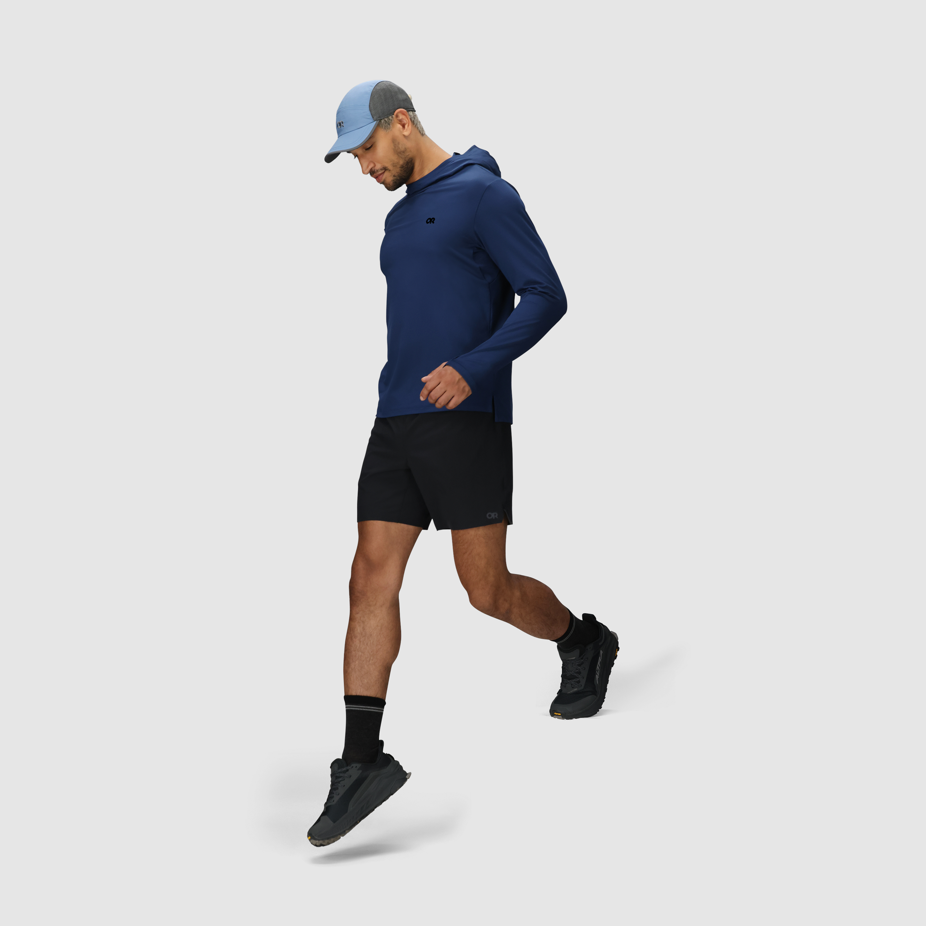 Men's ActiveIce Spectrum Sun Hoodie - UPF 50+ UV Protection, Lightweight & Breathable for Hiking, Running, and Outdoor Activities