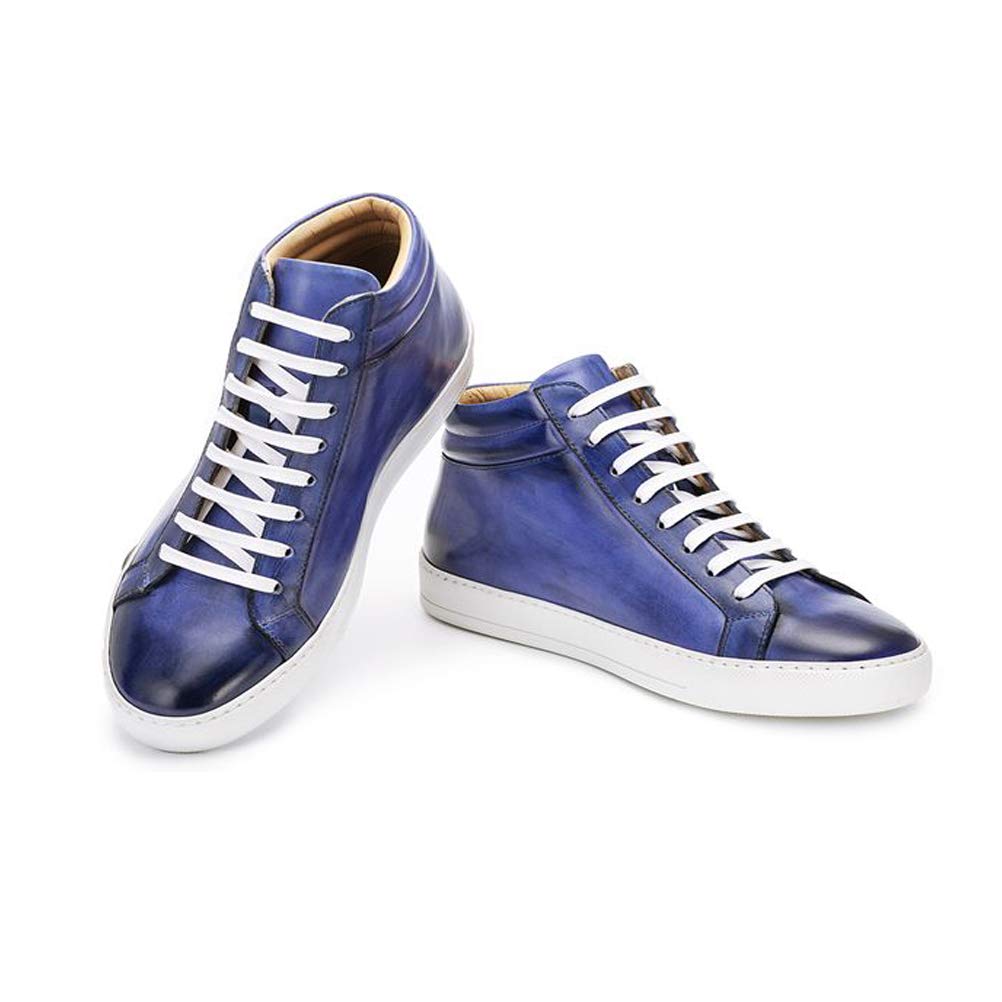 AVIMA Monet Men's Luxury Fashion Sneakers - Handcrafted in Italy - Premium Leather Casual Shoes for Men - Perfect for Christmas Gifts, Birthday Presents & Special Occasions - Medium Width - Ideal for Office Wear, Date Nights & Weekend Outings
