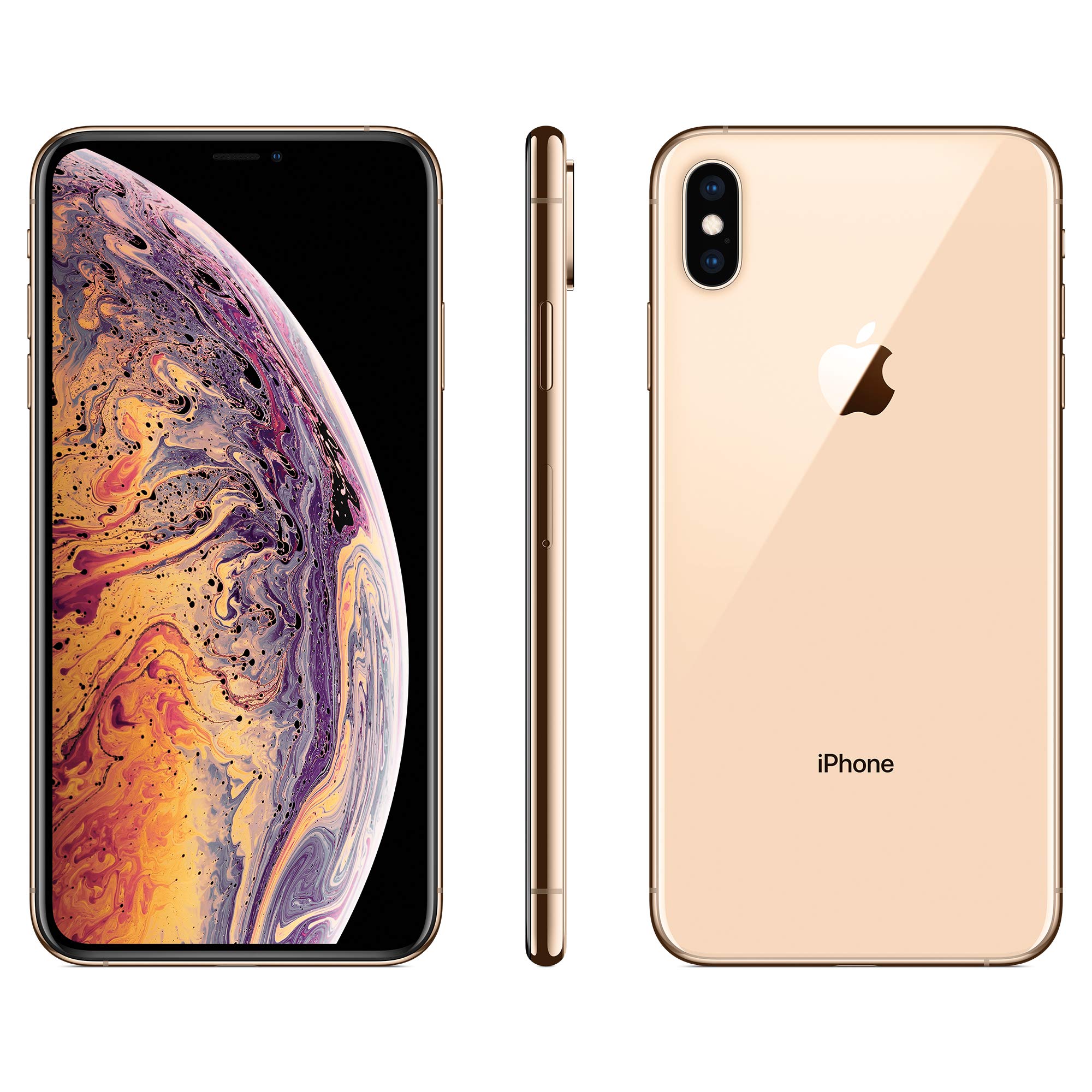 Apple iPhone XS Max 64GB Gold - Unlocked Renewed Smartphone (T-Mobile Compatible) for Business, Travel & Streaming | US Version