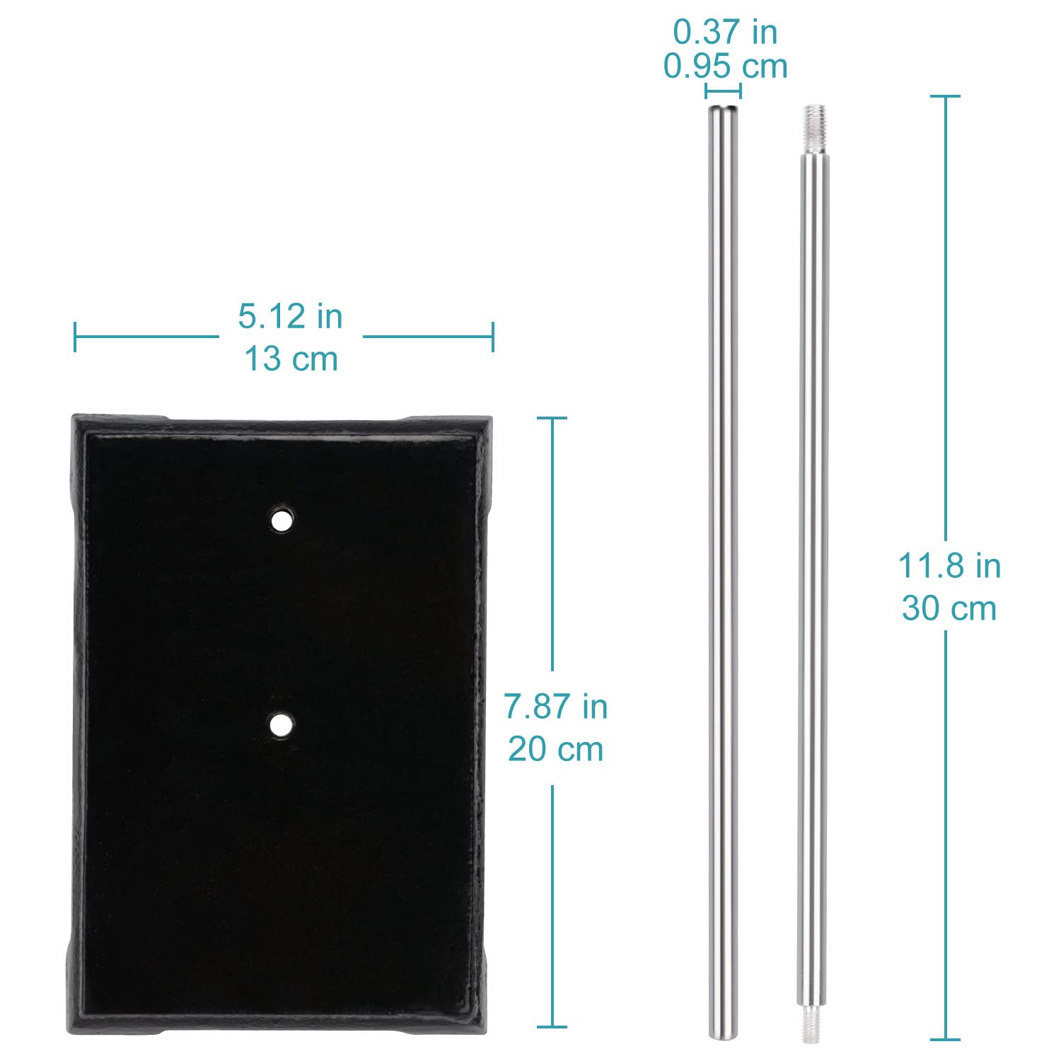 Stonylab 500ml Pressure Equalizing Funnel & Lab Stand Set - Graduated Addition Funnel with Steel Support Stand, Rod, 4-Prong Burette Clamp, Retort Ring & 2 Boss Heads - Perfect for Chemistry Experiments, Titration & Laboratory Research