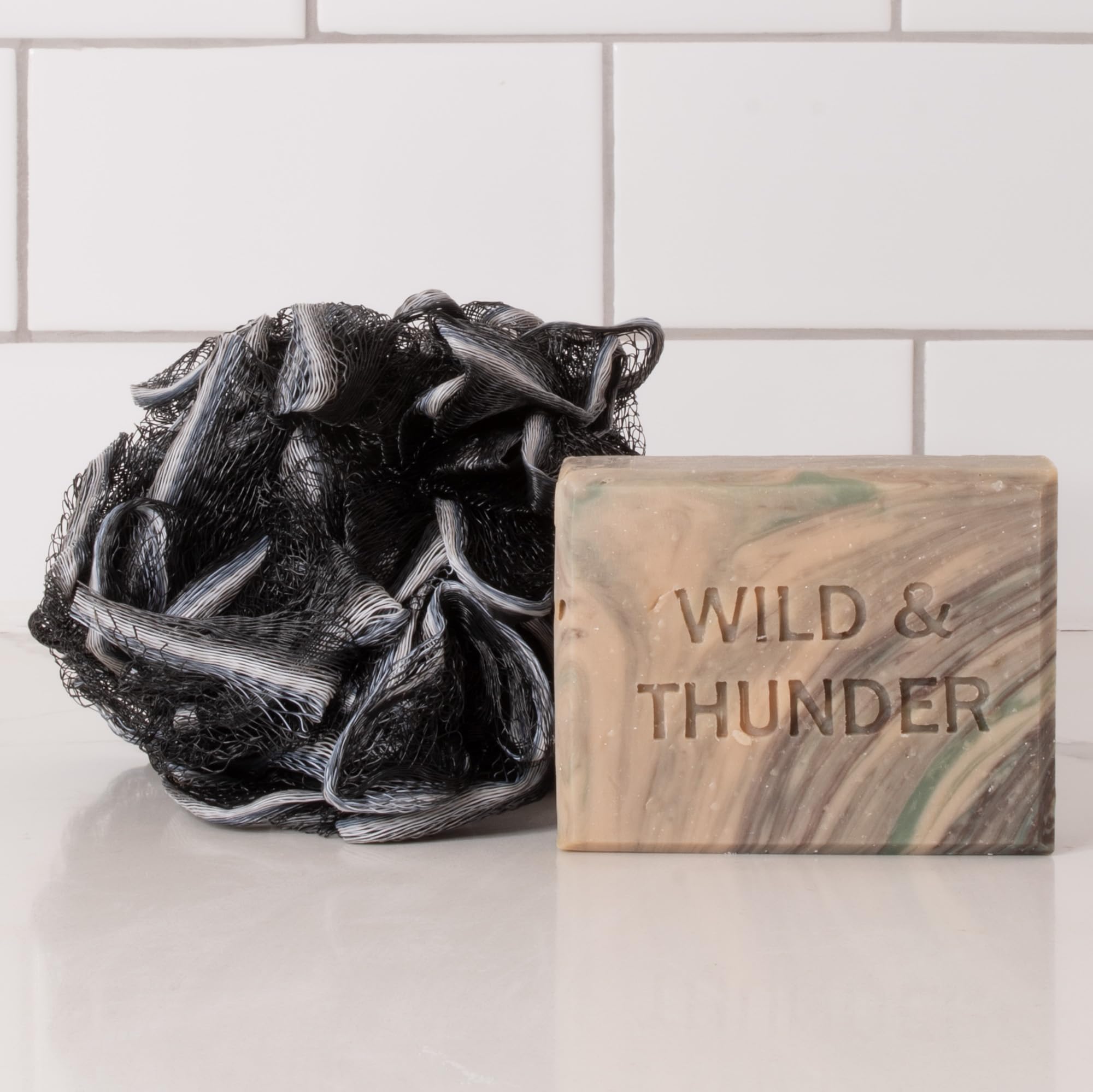 Handcrafted in USA Men's Body Bar - Natural Oils & Hydrating Shea Butter Soap - Chemical-Free Moisturizing Bar for Outdoor Enthusiasts - Perfect for Camping, Hiking & Daily Use - 2 Pack
