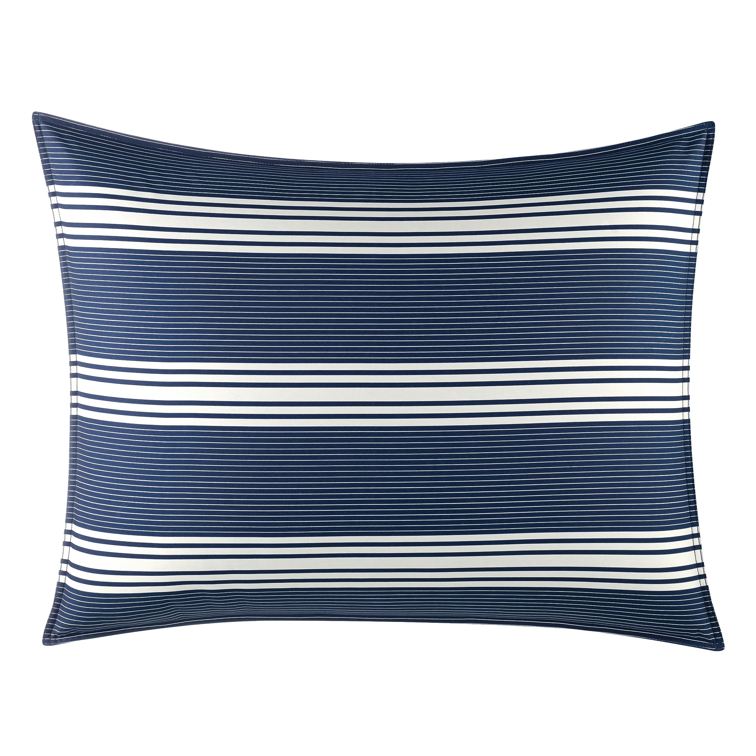 Nautica King Duvet Cover Set - 100% Cotton Reversible Bedding with Matching Shams, Luxury Bedding Ensemble in Craver Navy | Perfect for Master Bedroom, Guest Room & Coastal Home Decor