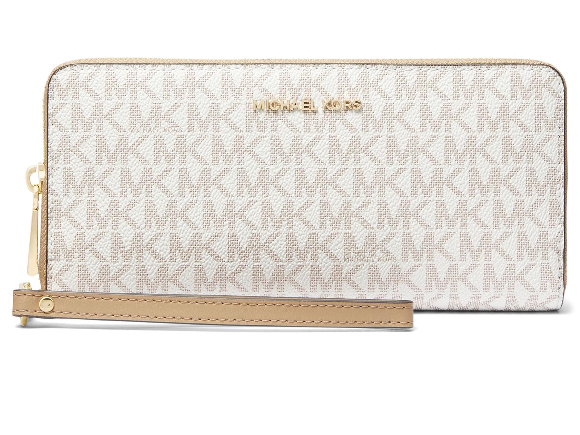 Michael Kors Jet Set Travel Continental Wallet - Stylish RFID-Blocking Leather Wallet for Women | Perfect for Travel, Shopping & Everyday Use