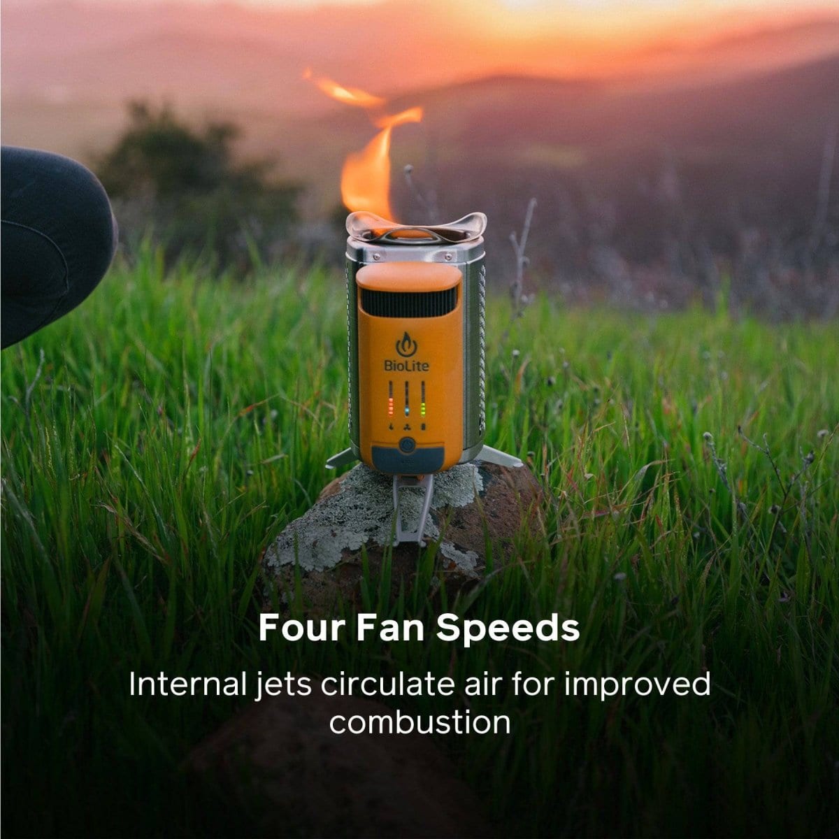 CampStove 2 Plus - Portable Wood Burning Camping Stove for Backpacking, Hiking & Outdoor Cooking | Eco-Friendly Biomass Fuel Stove for Emergency Preparedness & Off-Grid Adventures