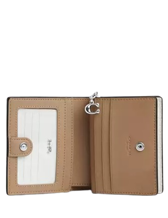 Coach Cosmic Snap Wallet with Rocket Print - Stylish & Compact Card Holder for Everyday Use, Travel, and Gifts