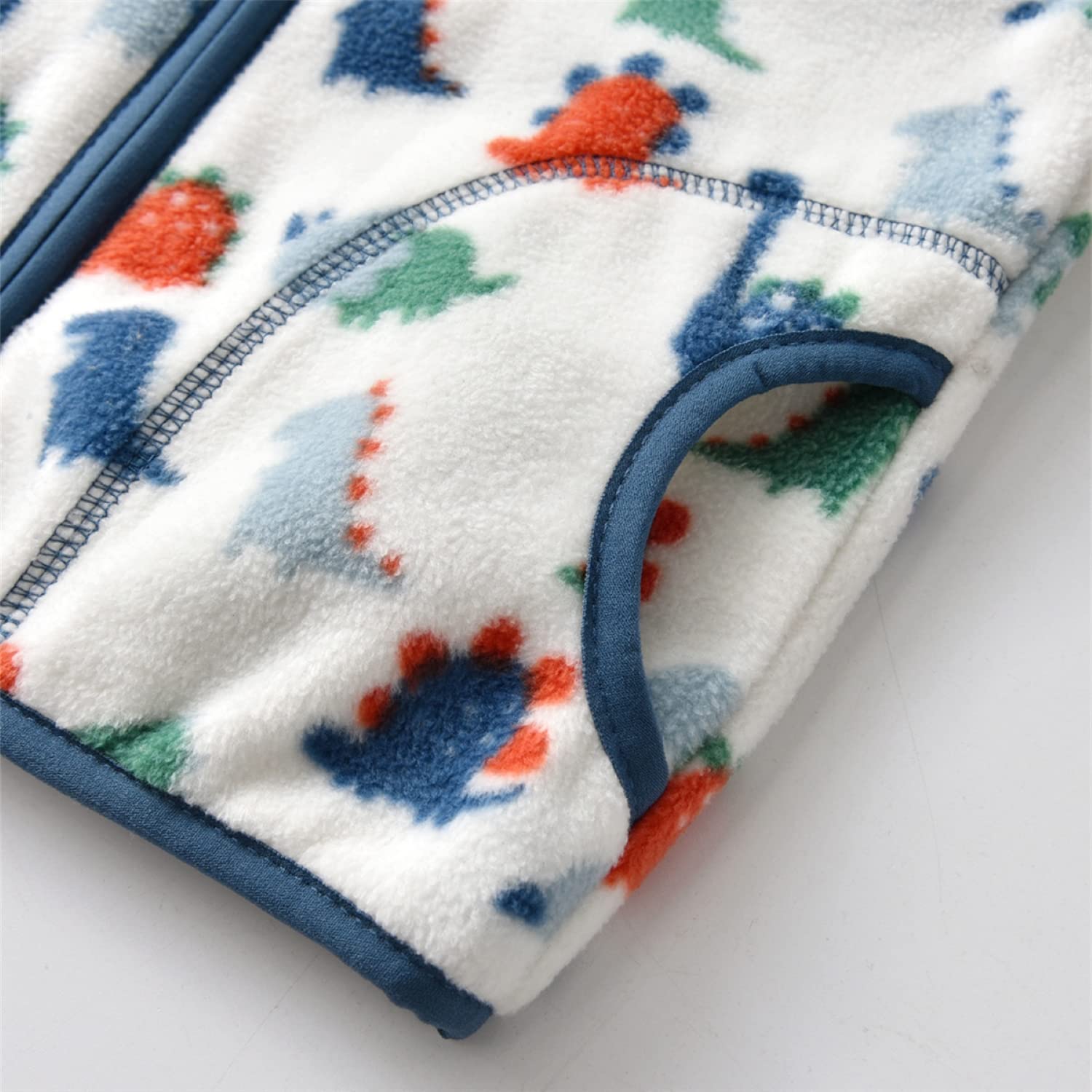 **Boys' Fleece Jacket with Full Zipper - Soft & Warm Printed Outerwear for Toddlers - Perfect for Playdates, Outdoor Adventures & Cool Weather**