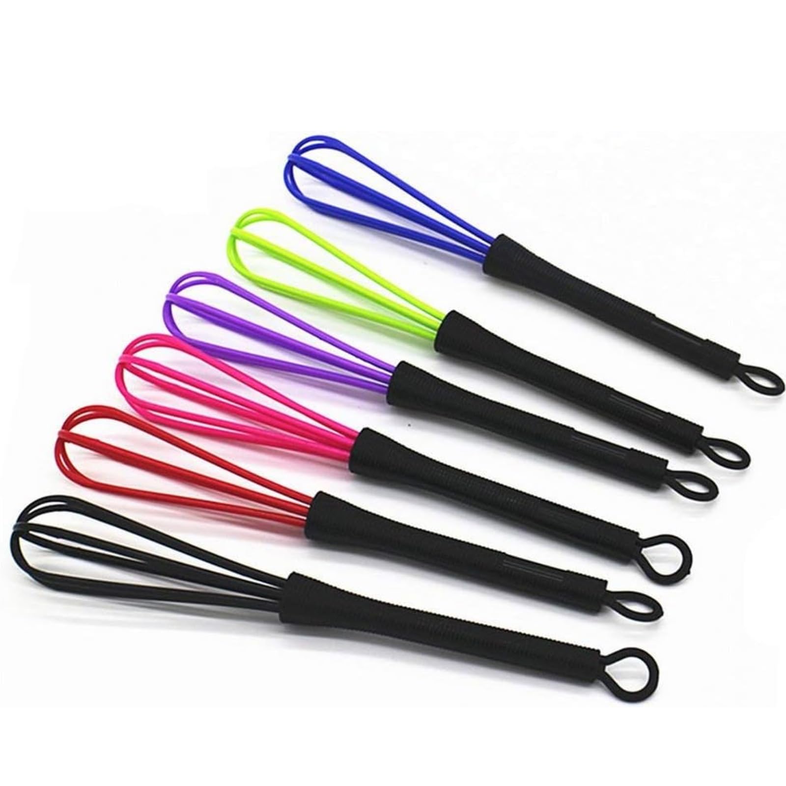 6 Mixer Color Whisk - Hand Mixer for Hair Dye, Hair Color, Hair Bleach - Mini Whisk - Perfect for Salon, Home Hair Coloring & DIY Beauty Treatments