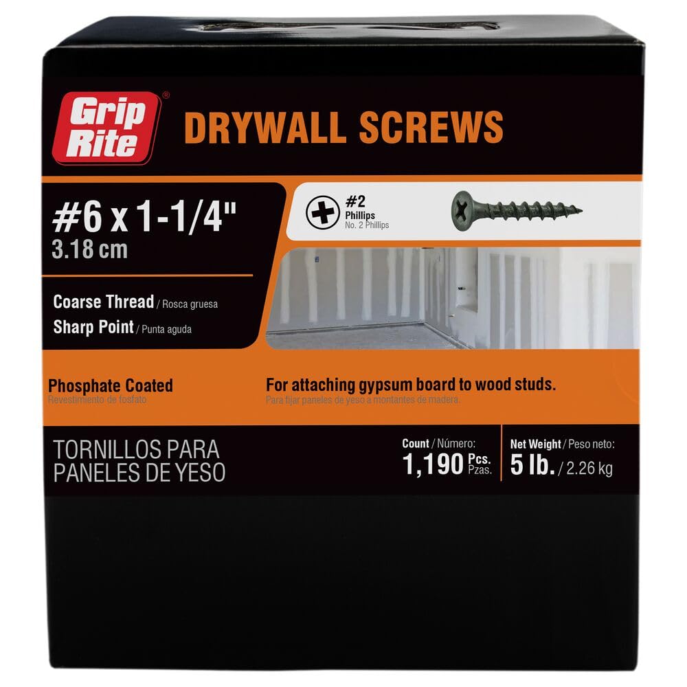 Grip-Rite 114CDWS5#6 x 1-1/4
