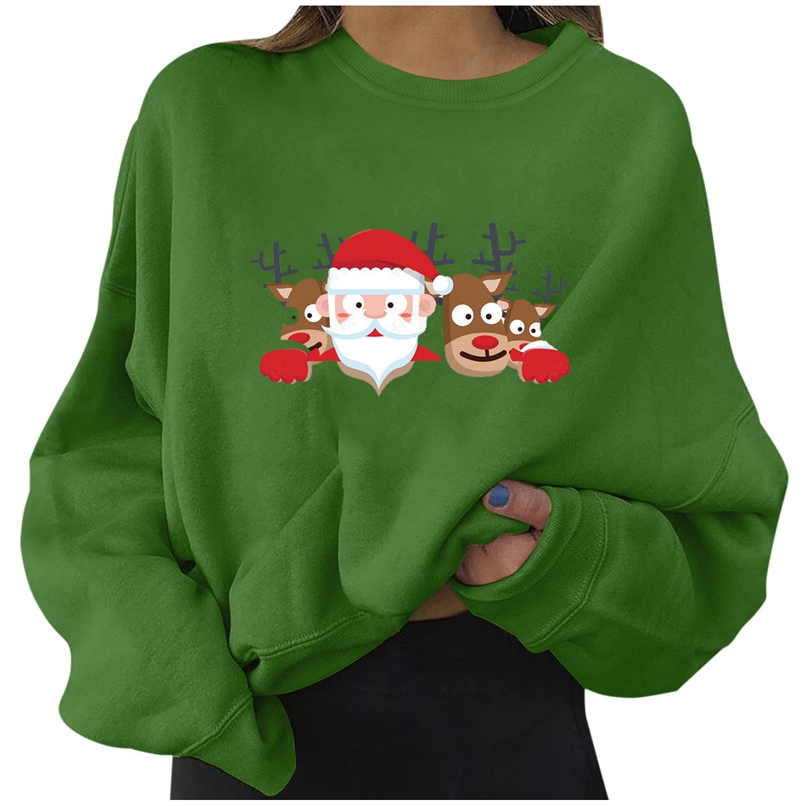 Butterfly Print Women's Long Sleeve Tunic Sweatshirt Pullover Hoodie - Cozy Casual Wear for Fall, Halloween Outfits & Everyday Fashion