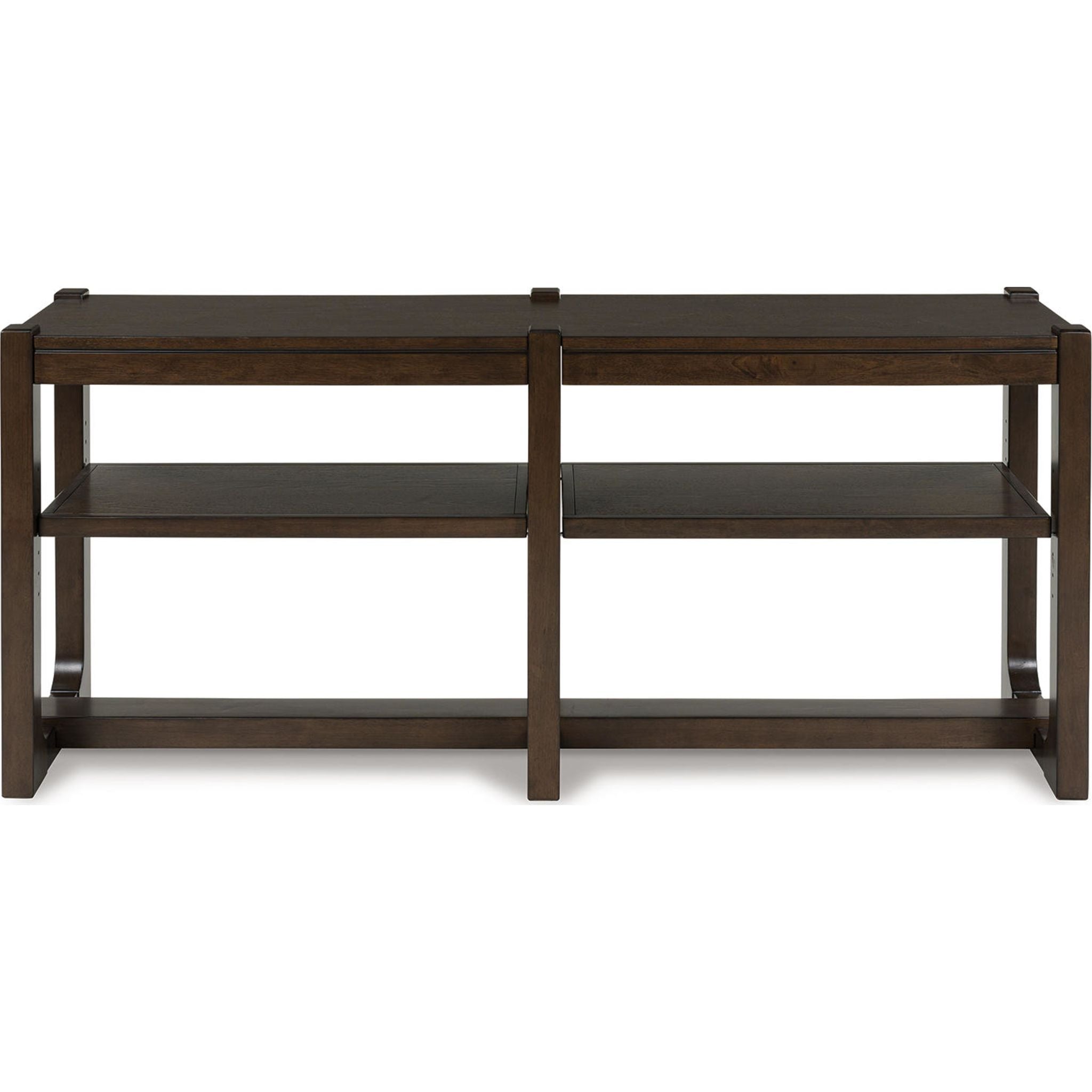Breckington Sofa Table - Dark Brown Console Table for Living Room, Entryway & Hallway - Stylish & Functional Home Decor