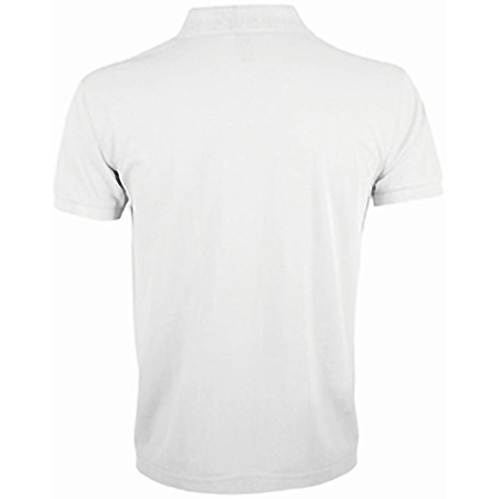 Men's Classic Short Sleeve Polo Shirt - Premium Pique Cotton, Dark Purple, Size L (41-42