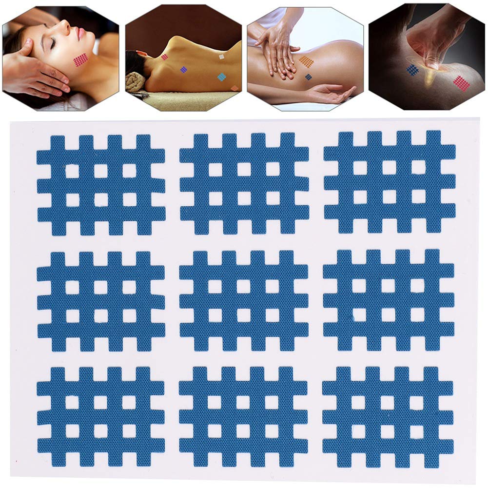 Elastic Kinesiology Tape for Muscle Recovery - Sports & Fitness Tape for Shoulder, Knee Pain Relief - Breathable Rayon Athletic Tape (1 Roll, 9 Pre-Cut Strips) - Ideal for Post-Workout Recovery, Joint Support & Sports Injury Prevention