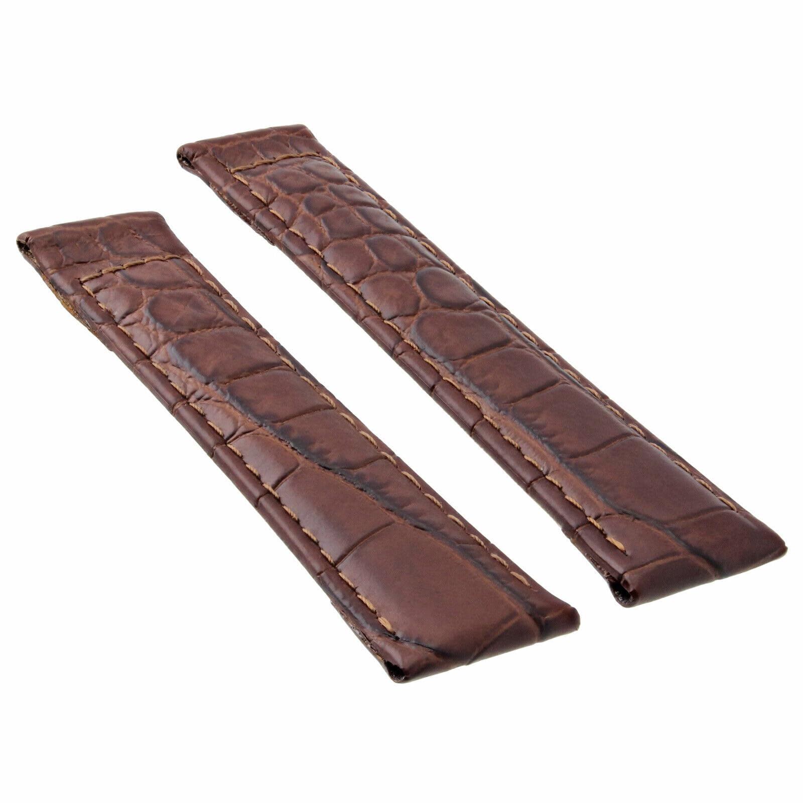 20mm Genuine Leather Watch Band Strap for Rolex Daytona 16523 & 116519 - Replacement Short/Medium Size with Buckle - Perfect for Dress Watches, Business Attire & Everyday Wear