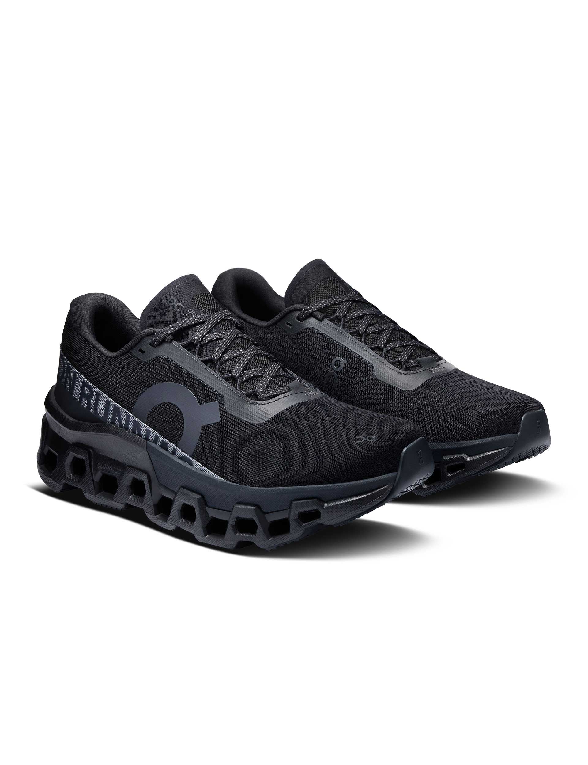 Cloudmonster 2 Running Shoes - Black/Eclipse Colorway - Lightweight Cushioned Sneakers for Men & Women - Perfect for Road Running, Jogging, and Gym Workouts