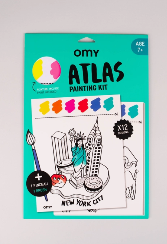 OMY NYC Painting Kit - Premium Art Set for Kids & Adults - Creative DIY Coloring & Drawing Kit for Home, School & Travel