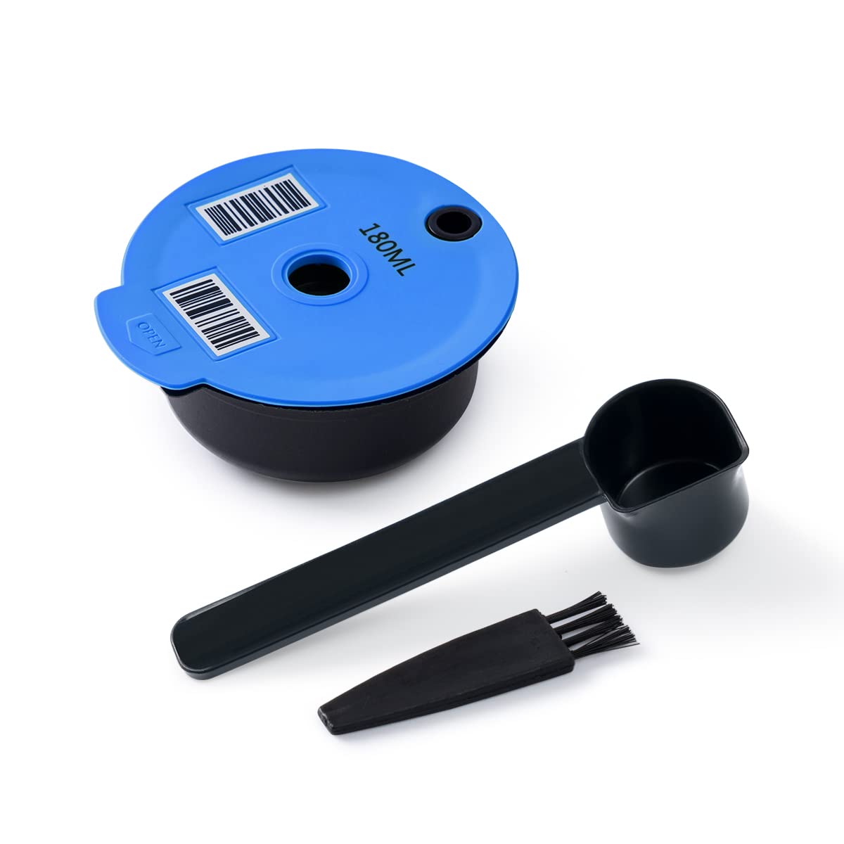 Reusable Tassimo Coffee Discs for Bosch - 180ML, Blue Lid for Home & Office Brewing