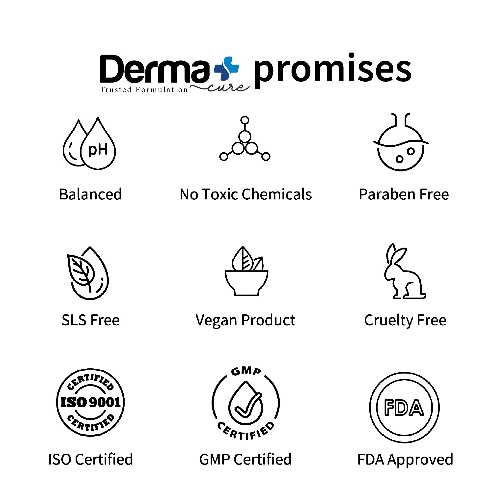 DERMA CURE 2% Bakuchiol Peptide Serum for Face - Anti Aging Treatment Reduces Fine Lines & Wrinkle Smoothing - Natural Vegan Formula with Hyaluronic Acid, Niacinamide & Collagen Booster (30ml) | Perfect for Night Routine & Daily Skincare Regimen