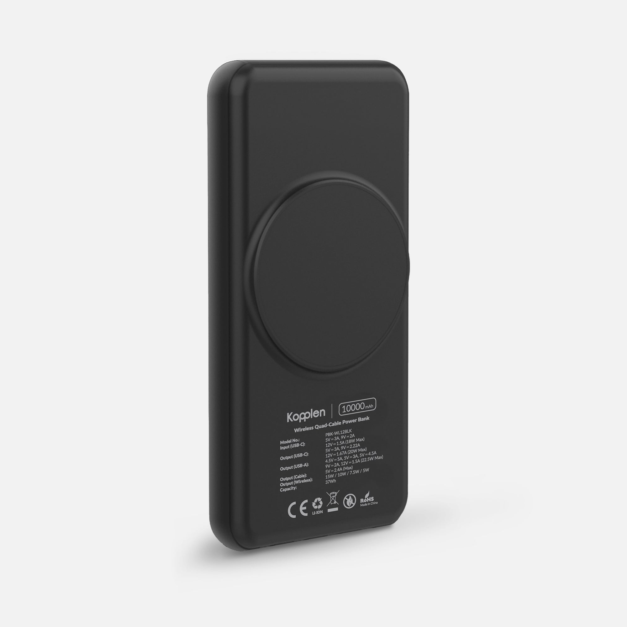 10,000mAh Magnetic Wireless Power Bank with Fast Charging | Portable USB-C & USB-A Outputs | Perfect for Travel, Camping & Emergency Charging