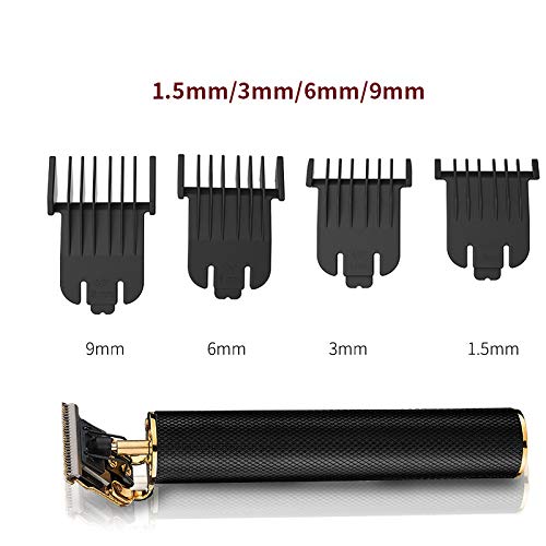 Professional Hair Clippers for Men - USB Rechargeable Electric Barber Clippers with Metal Body & Lithium Battery, Fast Charging Hair Cutting Machine (Silver) - Perfect for Home Haircuts, Salon Styling & Beard Trimming