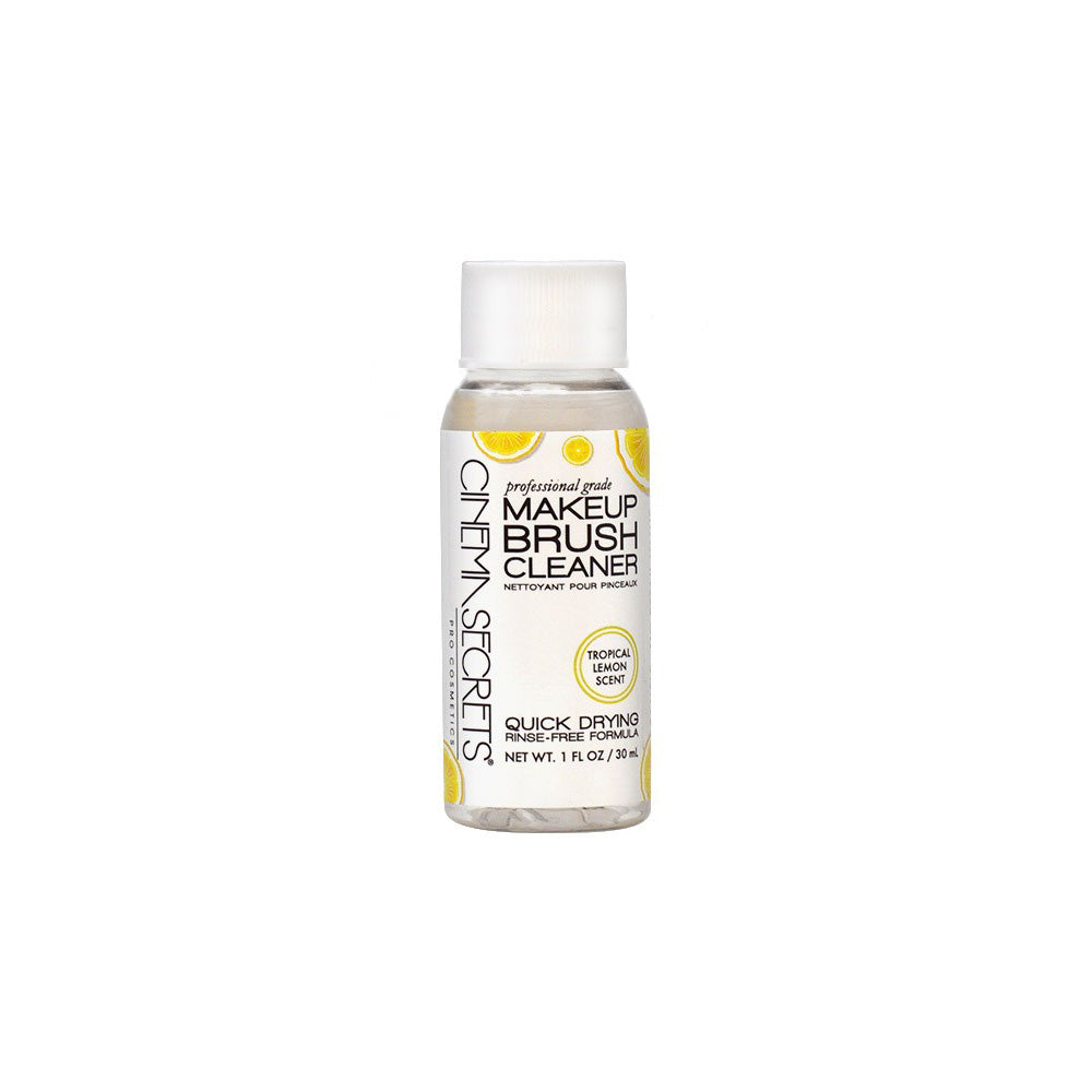 Cinema Secrets Professional Brush Cleaner - Tropical Lemon Scent | Deep Cleans Makeup Brushes | Perfect for Artists, Salons & Home Use
