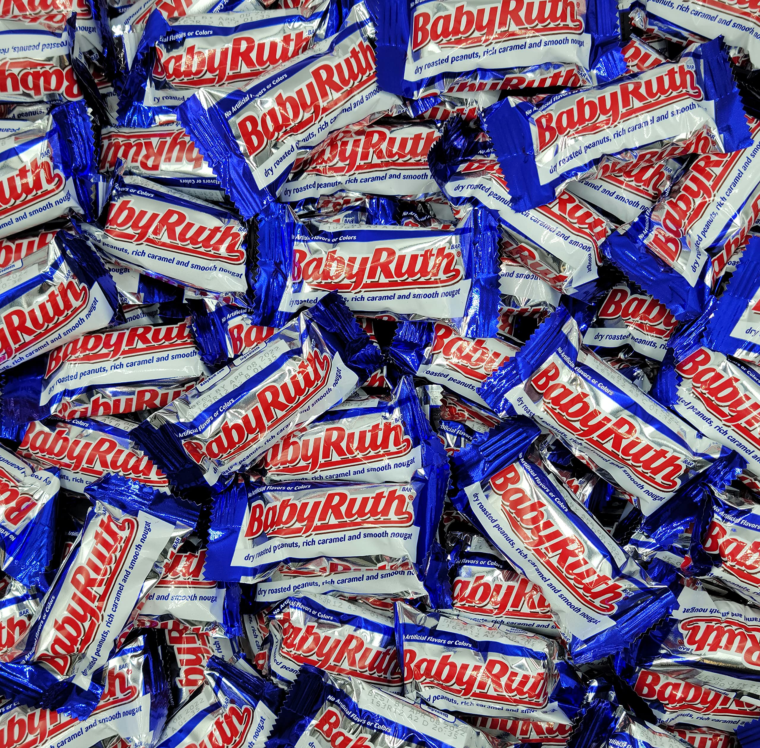 Baby Ruth Fun Size Chocolate Bars - Bulk Snack Candy for Parties & Gifts