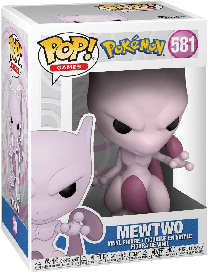 Funko Pop! Mewtwo Vinyl Figure - Pokemon Collectible Toy for Fans and Gift Ideas - Perfect for Display, Gaming Room Decor, and Anime Collections