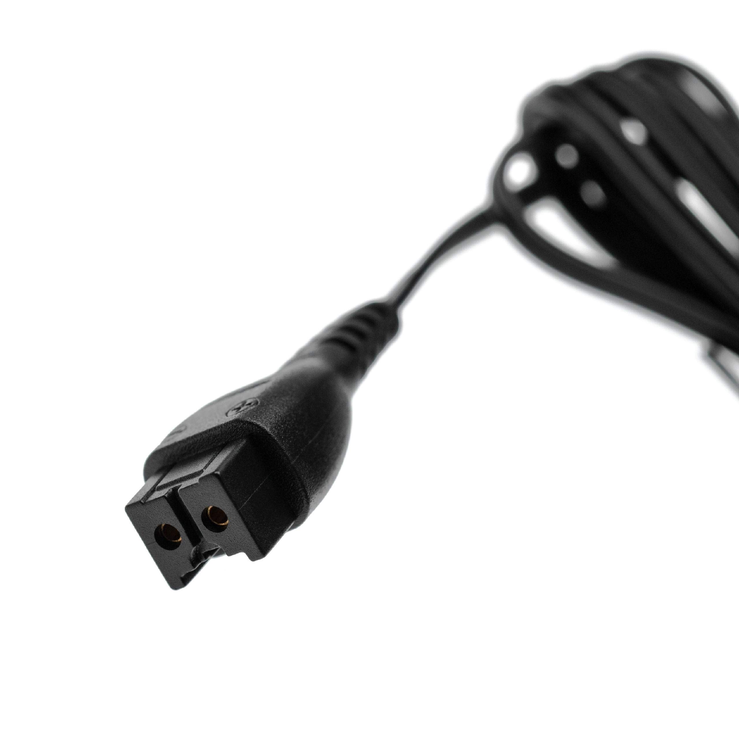 VHBW AC Power Adapter Compatible with Panasonic ES-RT37, ES-RT37-s, ES-RT40, ES-RT47, ES-RT53, ES-RT67, ES-RT87, ES-ST21 Shavers - Replacement Charger for Travel & Home Use