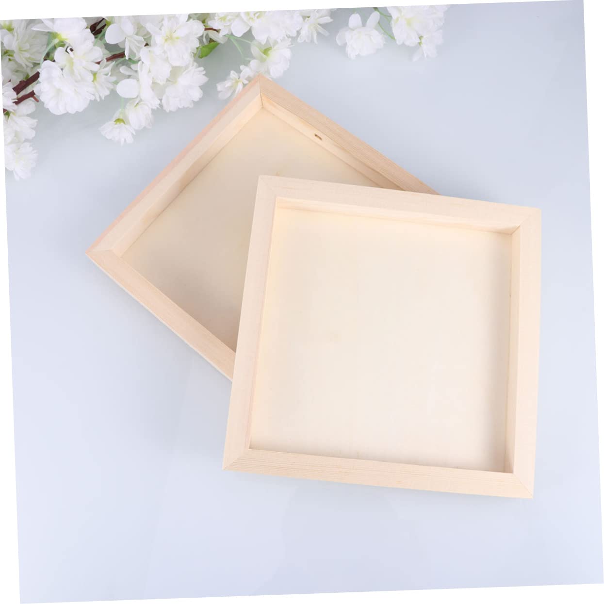 RORPOIR 5pcs DIY Clay Photo Frames Kit - Handmade Wooden Picture Frames for Arts & Crafts, Home Decor, Kids Activities - Perfect for Wall Display, Gift Giving & Creative Projects