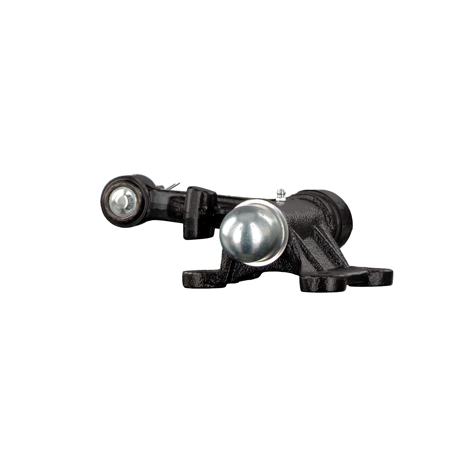 Febi Bilstein 43196 Idler Arm with Castle Nut, Cotter Pin & Grease Nipple - Heavy Duty Steering Component (Pack of 1) for Trucks, SUVs & Off-Road Vehicles