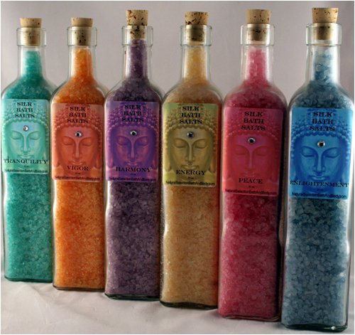 Zen Silk Bath Salt Bottle - Relaxing & Rejuvenating Mineral Soak for Stress Relief & Muscle Recovery - Perfect for Spa Nights & Self-Care Rituals