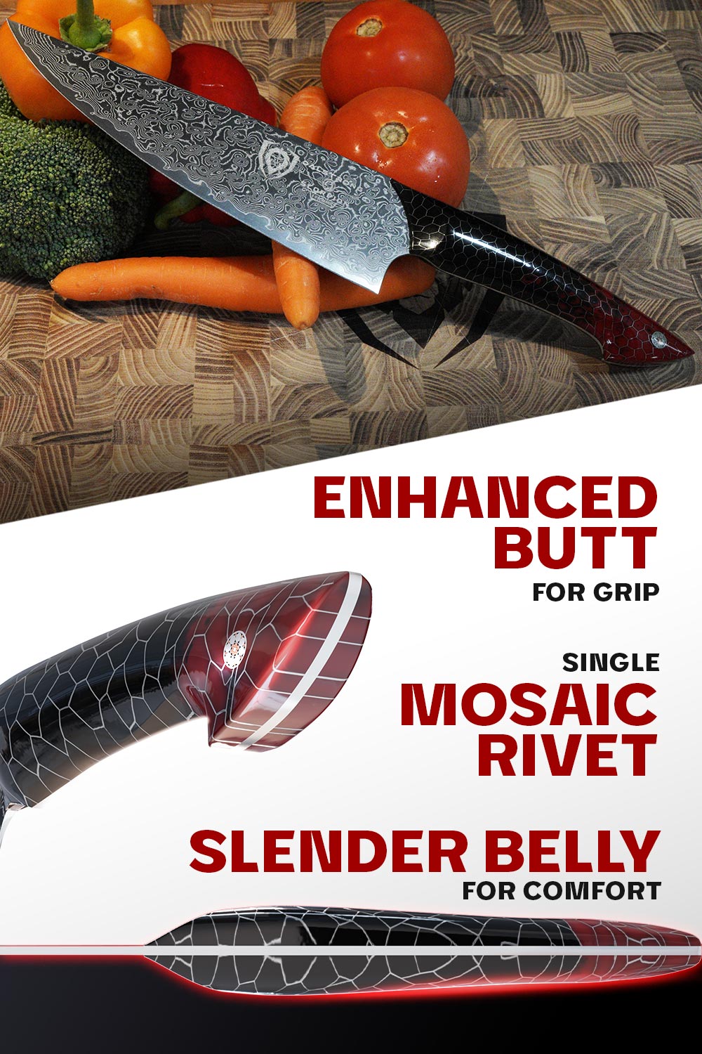 Premium 8-Inch Chef's Knife - Scorpion Series by Dalstrong | High-Carbon German Steel | Razor Sharp Blade for Professional Cooking & Food Prep | Perfect for Home Chefs & Culinary Enthusiasts