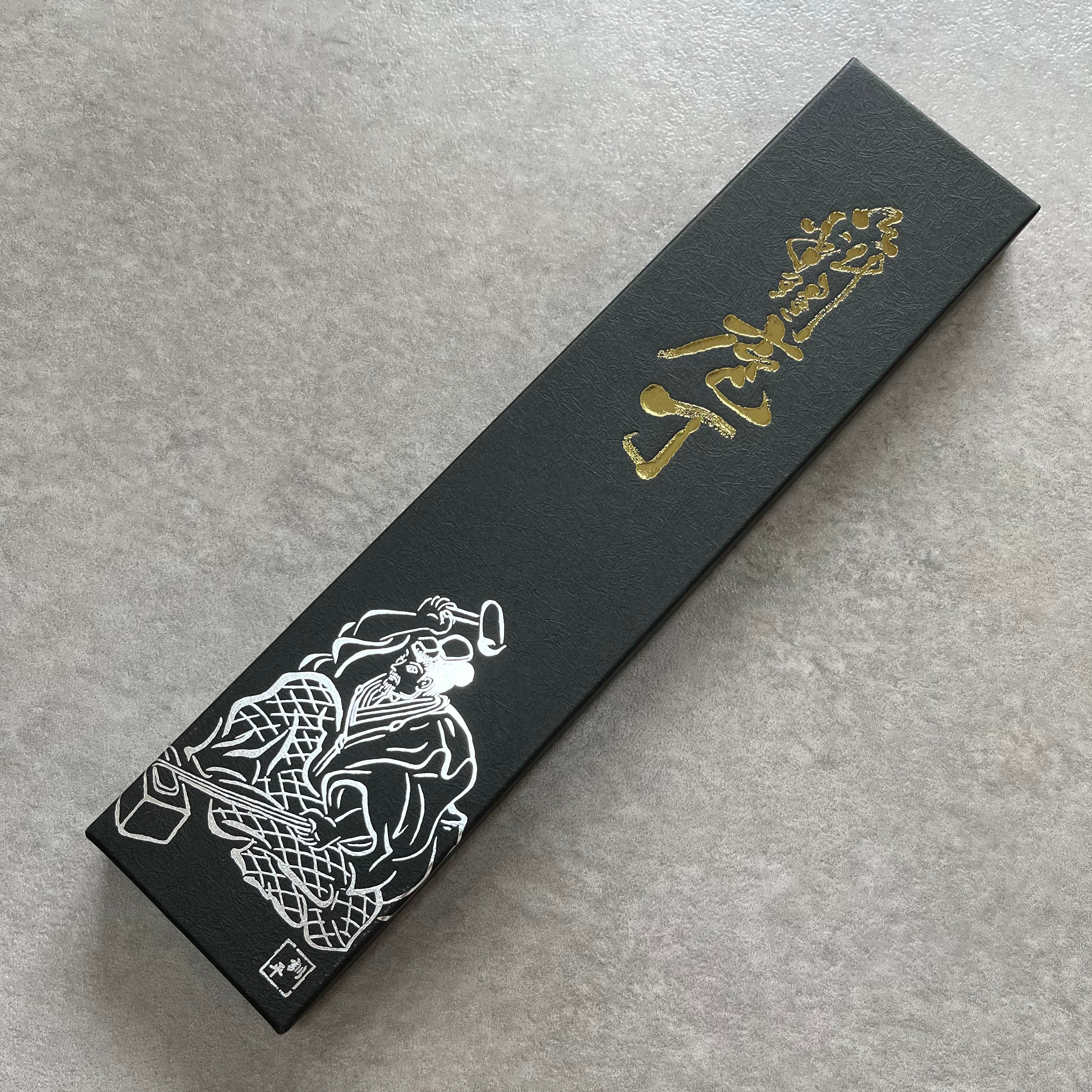 Premium Masutani VG10 Hammered Damascus Santoku Knife - 7