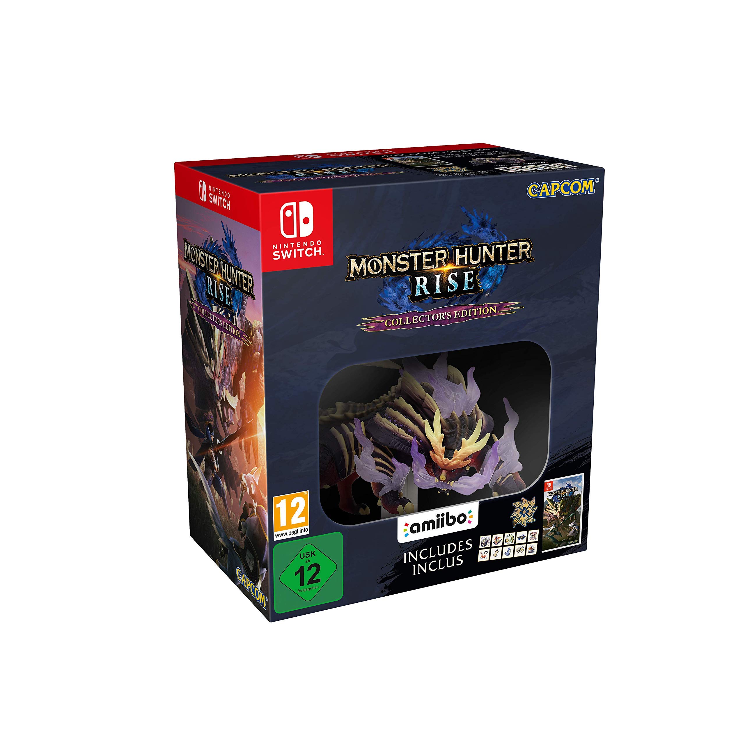 Monster Hunter Rise Collector's Edition for Nintendo Switch - Limited Edition - Best Action RPG Game for Adventure Lovers - Perfect for Gaming Nights and Solo Play