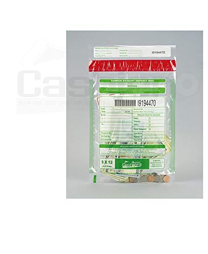 500 Tamper Evident Bank Deposit Bags 9