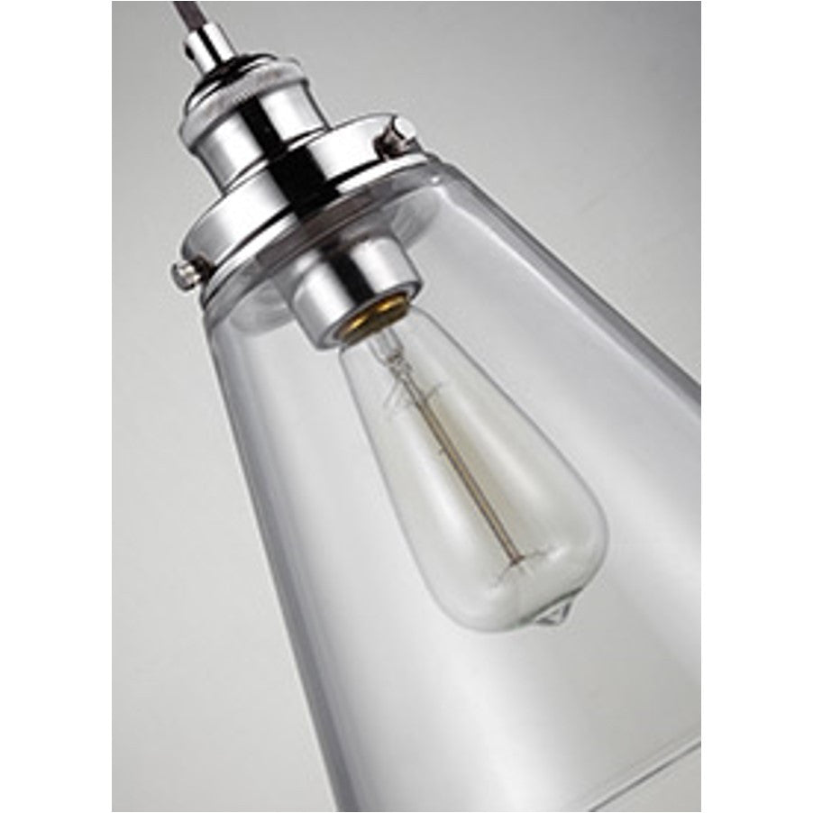 Willis Pendant Light Fixture in Brushed Nickel Finish - Elegant Ceiling Lighting for Dining Room, Bedroom, or Hallway