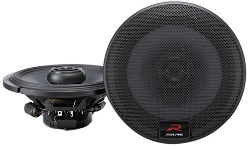 Alpine R-Series 6.5 Inch 300 Watt 2-Way Coaxial Car Speakers - Premium Sound for Vehicles (Pair) | R-S65 | Perfect for Car Audio Upgrades & Enhanced Music Experience