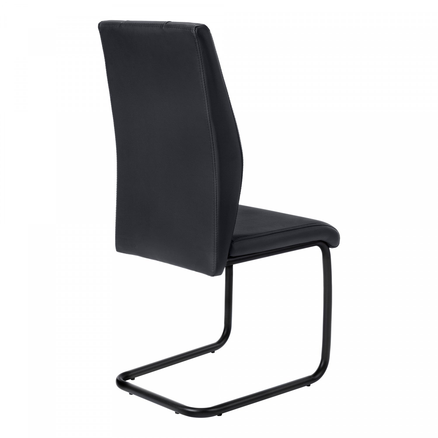 Cabot Dining Chairs Set of 2 - Modern Black Wooden Kitchen Chairs for Dining Room, Kitchen, and Breakfast Nook - Sturdy and Comfortable Seating Solution