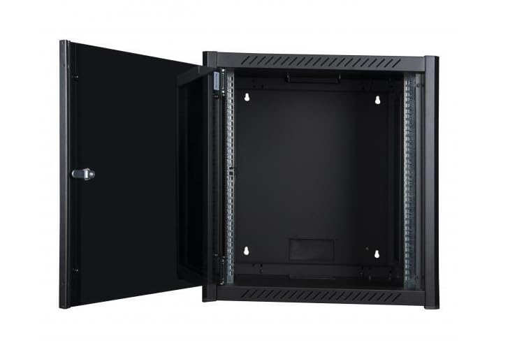 12U Wall Mount Server Rack Cabinet - Black 19