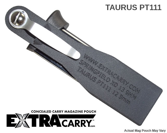 Taurus PT111 & Millennium G2 9mm 15-Round Magazine Pouch - Perfect for Concealed Carry & Range Shooting Accessories