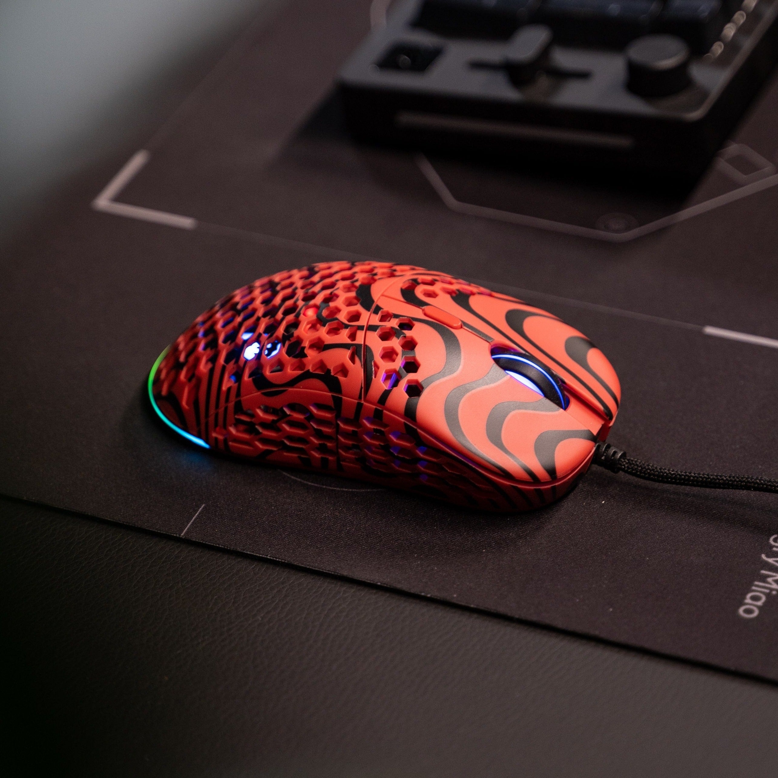 Pewdiepie X Ghost M1 UltraLight Wireless Gaming Mouse - Ergonomic RGB Wired/Wireless Computer Mouse for PC, Mac, Laptop - Perfect for FPS, MOBA, Esports & Streaming Gaming Sessions
